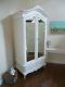 Double French Charroux Armoire In White (large) Handmade Double Wardrobe