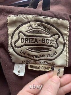 Driza-Bone Riding Coat Size L Large Full Length Oilskin Iconic Working Coat