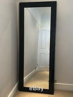 Dwell Large Mirror Black Gloss Full Length Mirror