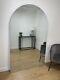 Extra Large Frameless Arched Full Length Mirror 179cm X 110cm (ww384)