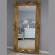 Empire Xxl Extra Large Ornate Frame Leaner Wall Mirror Antique Gold 200 X 100cm