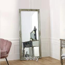 Empress Champagne Large Shabby Chic Full Length leaner Wall Mirror 157cm x 68cm