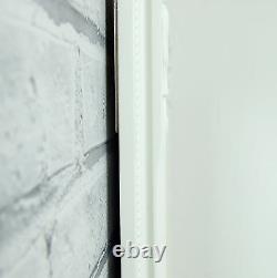 Eton WHITE X Large Shabby Chic antique Full Length leaner Floor Mirror 62 x 27