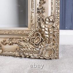 Extra Large Champagne Mirror Heavily Ornate Full Length Wall Henley 200cm