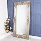 Extra Large Champagne Mirror Heavily Ornate Full Length Wall Henley 200cm X 100