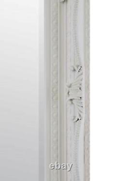 Extra Large Cream Antique Full Length Leaner Wall Mirror 215cm x 154cm