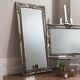 Extra Large Decorative Silver Full Length Leaner Wall Floor Mirror 170cm X 84cm