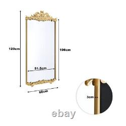 Extra Large Full Length Dressing Mirror Luxury Ornate Garden Mirrors Floral Deco