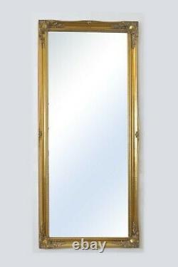 Extra Large Full Length Gold Wall Mirror Antique 5Ft6 x 2Ft6 167cm x 76cm