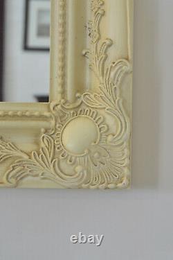 Extra Large Full Length Ivory Cream Wall Mirror Antique 5Ft6 X 3Ft6 167 X 106cm