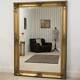 Extra Large Full Length Leaner Floor Gold Wall Mirror 7ft X 5ft 213 X 152cm