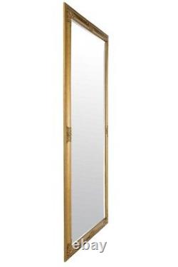 Extra Large Full Length Wall Mirror Gold Antique 5ft3 x 2ft5 160cm x 73cm