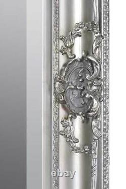 Extra Large Full length Silver Decorative Ornate Wall Mirror 213 x 152cm