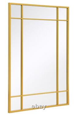 Extra Large Gold Contemporary Wall Mirror 39 X 27 100 x 70cm MirrorOutlet