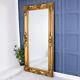 Extra Large Gold Mirror Heavily Ornate Full Length Wall Mountable 200cm X 100cm