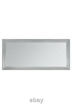 Extra Large Grey Modern Wall Mirror Retro Full Length 5ft6X2ft6 1672mmX756mm