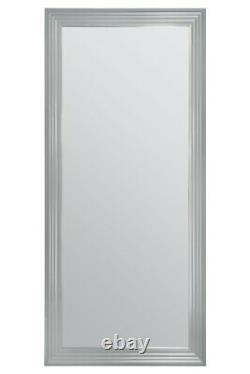 Extra Large Grey Modern Wall Mirror Retro Full Length 5ft6X2ft6 1672mmX756mm