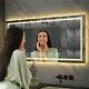 Extra Large Led Bathroom Mirror Full Length Wall Mirror Dimmable Makeup Dressing
