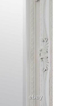 Extra Large Mirror Cream Antique Full Length Leaner Wall 208 x 148cm