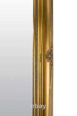 Extra Large Mirror Full Length Gold Wall Antique 4Ft6 X 1Ft6 137cm X 46cm