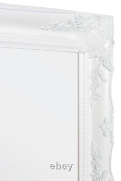 Extra Large Mirror Full Length White Wall Antique Vintage 4Ft6x1Ft6 137cm X 46cm