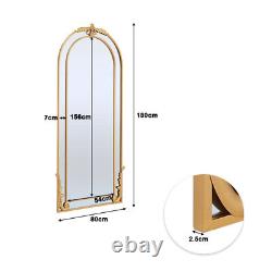 Extra Large Mirror Full length Gold Antique Dressing Wall Long Mirror 180 x 80cm