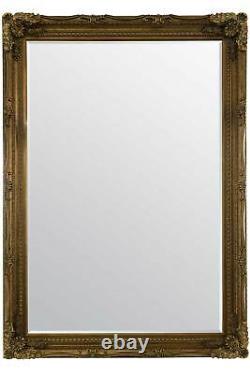 Extra Large Mirror Gold Antique Full Length Leaner Wall 208cm x 148cm