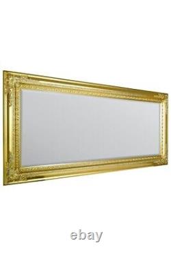 Extra Large Mirror Gold Antique Wall full length 5Ft10 X 2Ft10 178x87cm B-STOCK