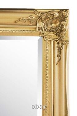 Extra Large Mirror Gold Wall Vintage Full Length 5Ft6 X 3Ft6 168cm X 107cm