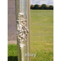 Extra Large Mirror New White Solid Full Length Wood Wall 6Ft X 4Ft 183cm X 122cm