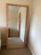 Extra Large Mirror Solid Oak Wood Full Length Leaner Wall John Lewis 170 X 80 Cm