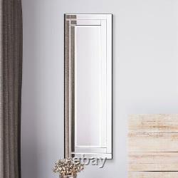 Extra Large Mirror Wall All Glass Full Length Frameless 1Ft4 X 3Ft11 40 x 120cm