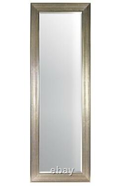 Extra Large Silver Full Length Mirror Long Bevelled Mirror Glass 150CM X 50CM