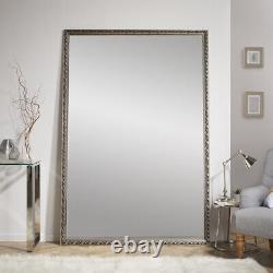 Extra Large Silver Mirror Vintage Full Length Floor Wall Mirror 205cm x 140cm