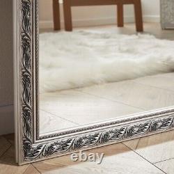 Extra Large Silver Mirror Vintage Full Length Floor Wall Mirror 205cm x 140cm