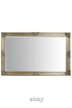 Extra Large Wall Mirror Antique Vintage Full Length Silver 8ft x 5ft 241x147cm