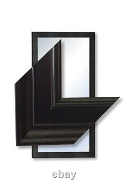 Extra Large Wall Mirror Black Framed Modern Full Length 6Ft 9 X 4Ft 9 206x145cm