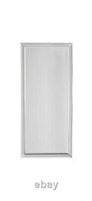 Extra Large Wall Mirror Full Length Silver Long 5Ft10 x 2Ft6 178cm x 76cm