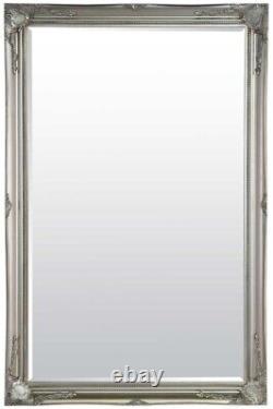 Extra Large Wall Mirror Silver Antique Vintage Full Length 5Ft7x3Ft7 170 X 109cm