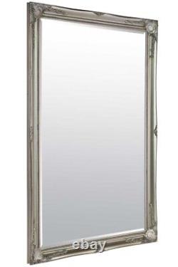 Extra Large Wall Mirror Silver Antique Vintage Full Length 5Ft7x3Ft7 170 X 109cm