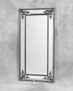 Extra Large Wall Mirror Silver Antique Vintage Full Length 6Ft X 3Ft 183cm X