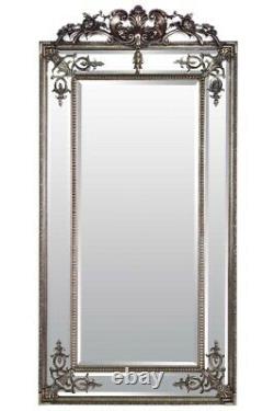 Extra Large Wall Mirror Silver Antique Vintage Full Length 6Ft X 3Ft 183cm X