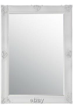 Extra Large Wall Mirror White Decorative Antique Full Length 7ftx5ft 213x152cm