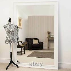 Extra Large Wall Mirror White Framed Modern Full Length 6Ft 9 X 4Ft 9 206x145cm
