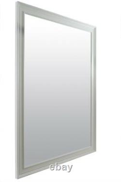 Extra Large Wall Mirror White Framed Modern Full Length 6Ft 9 X 4Ft 9 206x145cm