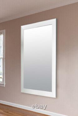 Extra Large White Modern Wall Mirror RetroFull Length 5ft6X3ft6 1672mmX1060mm