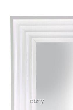 Extra Large White Modern Wall Mirror RetroFull Length 5ft6X3ft6 1672mmX1060mm