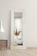 Extra Large White Wood Full Length Learner Long Wall Mirror 183cmcm X 76cm