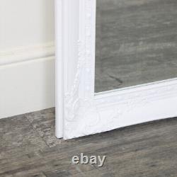 Extra Large white full length wall floor mirror shabby vintage chic bedroom home