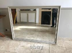 Extra large Mirror Outlet Rectangular Full Length Mirror Cream/sand, 137x103cm